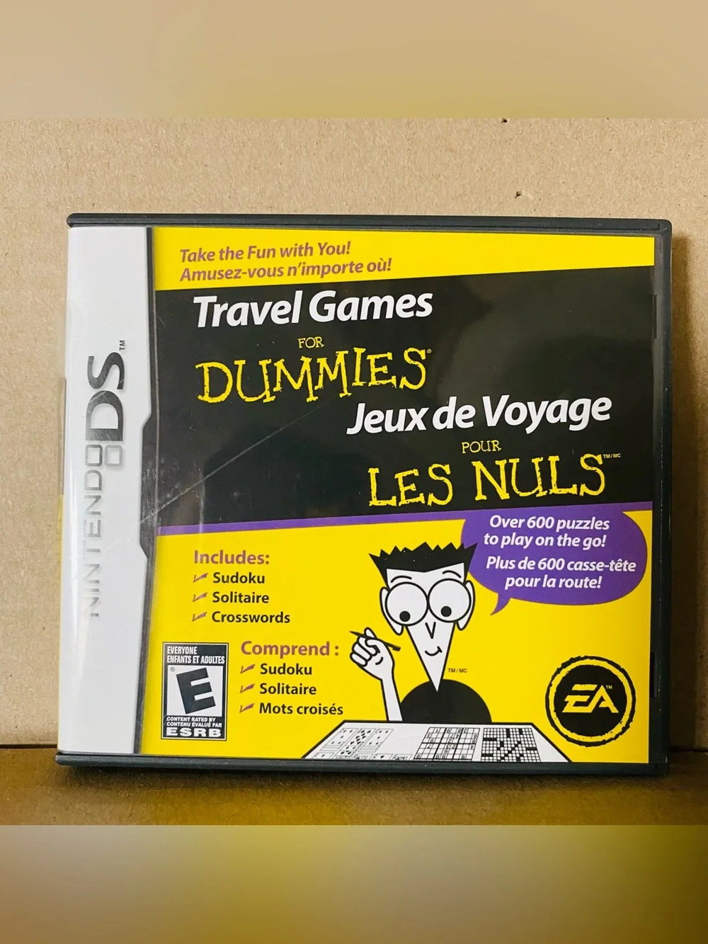 Travel Games for Dummies - Nintendo EUC includes box, game, pamphlet